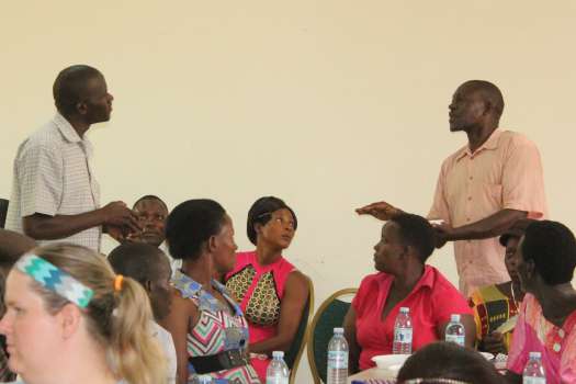 Matthias Sserunkuma gives feedback on desirable sweetpotato traits