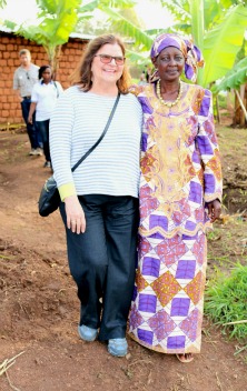 DG Wells hears from inspiring Rwandese farmer Drocella Yankulije