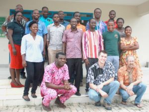 Group photograph: Breeding tools workshop at CSIR-CRI Ghana