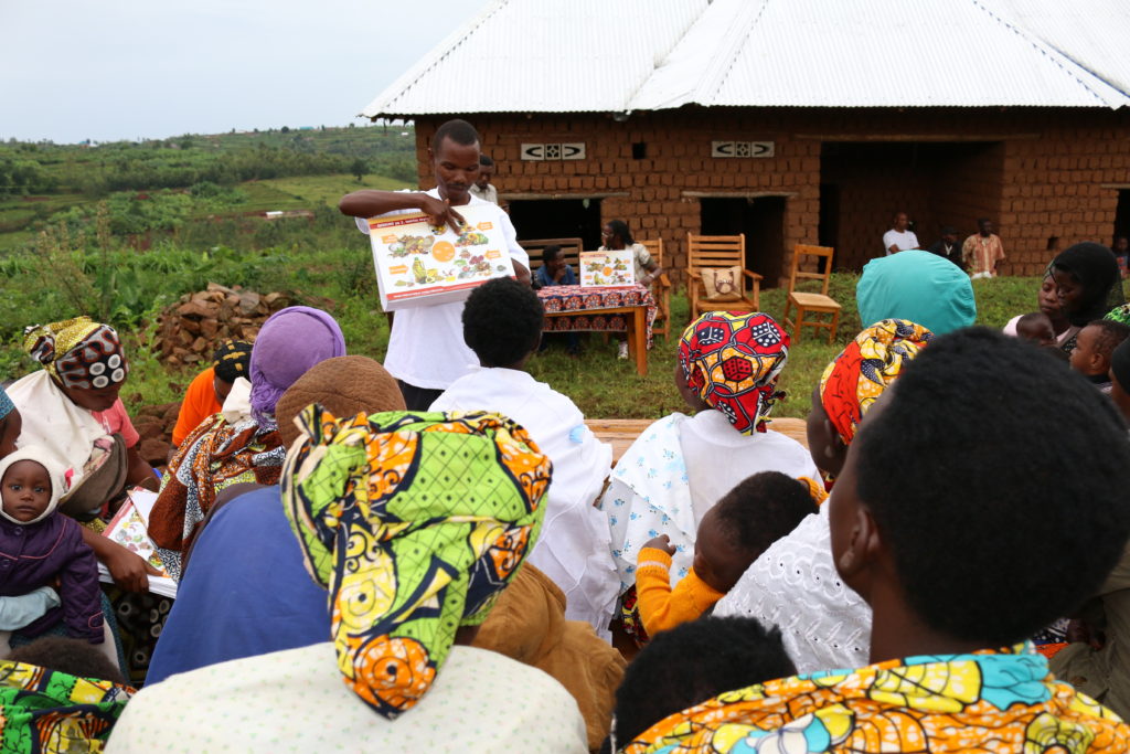 Nutritional trainings of CIPs beneficiaries, By Aime Ndayisenga.