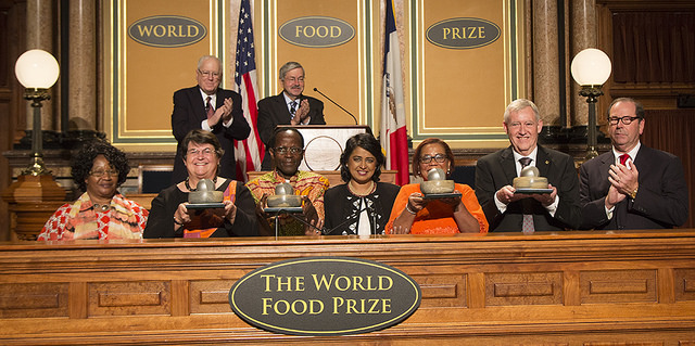 2016 World Food Prize laureate ceremony (photo courtesy of World Food Prize)