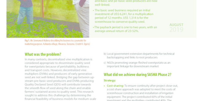 thumbnail of 11-SASHA_SEED_Bridging-Gap-between-Prebasic-Seed-Producers-Tanzania_4p_Web